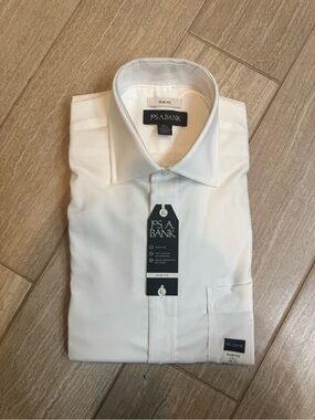 Jos. A. Bank Slim Fit White Dress Shirt